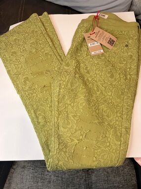 Men Olive Green Lace Jeans - Armor Jeans